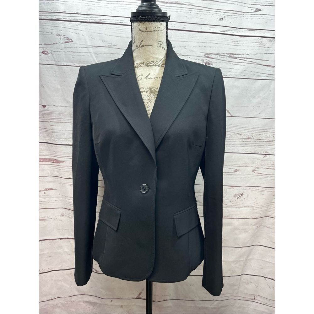Anne Klein‎ suite size 6 black jacket (#1938)